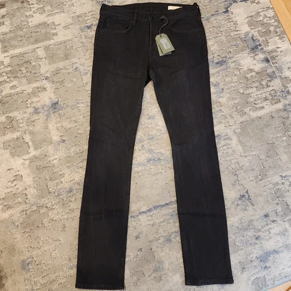 men's cigarette jeans AllSaints - Skinny Fit With heavy damages Jacob Cohen cigarette jeans in